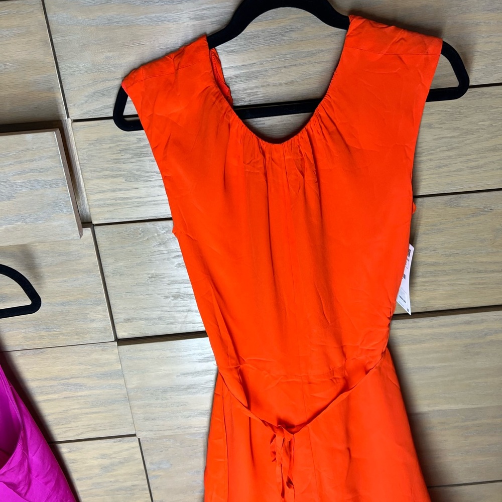 Jumpsuit orange from zara